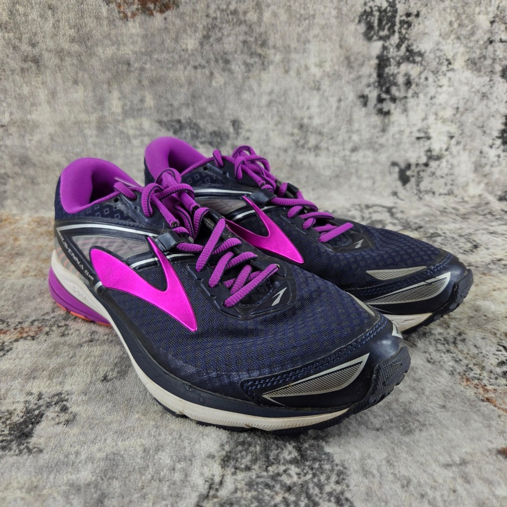 Brooks Ravenna 8 Running Shoes Womens 9.5 Blue Athletic Sneakers 1202381B454